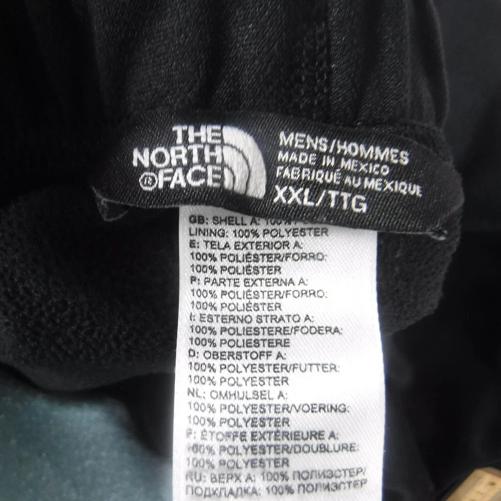 The North Face Mens XXL Black Sweat Pants Elastic Waist Drawstring Straight Leg